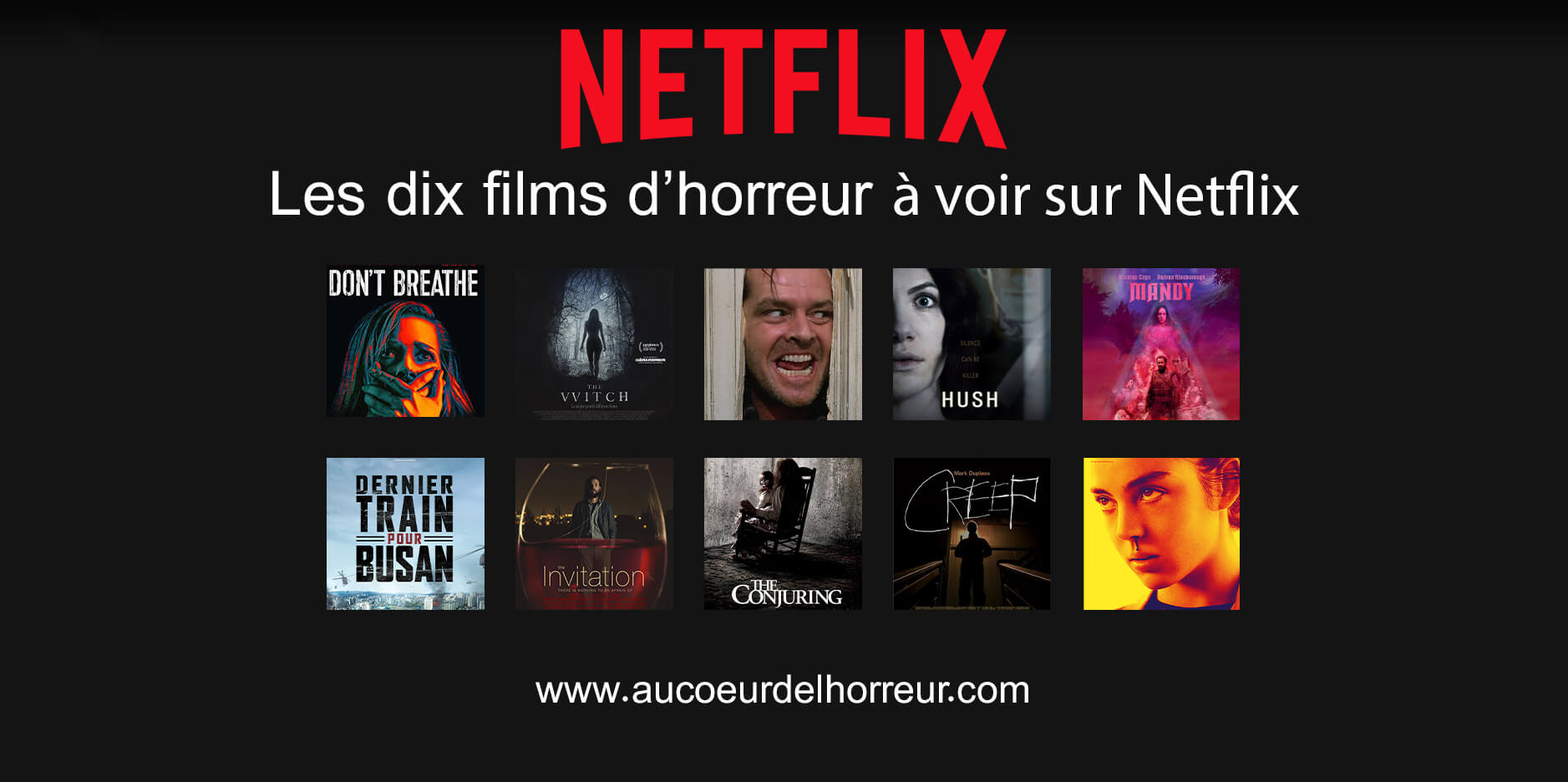 Les dix films d’horreur à voir sur Netflix - Au coeur de l'horreur