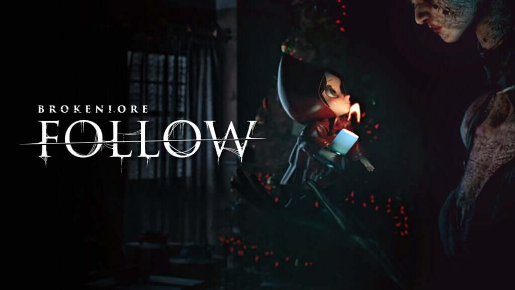 Anne dans le jeu d'horreur BrokenLore: FOLLOW.