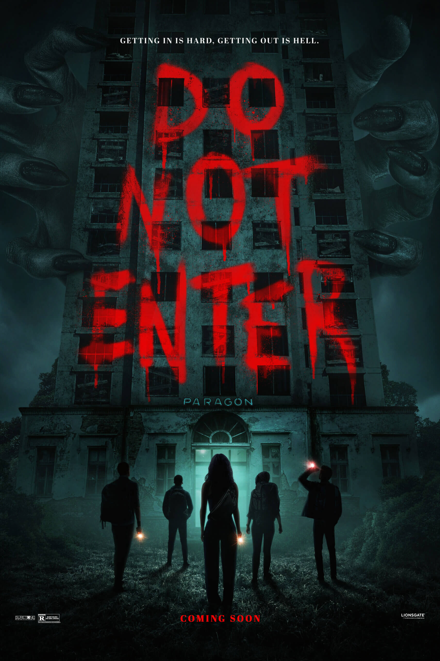 Affiche du film Do Not Enter - Horreur Urbex.