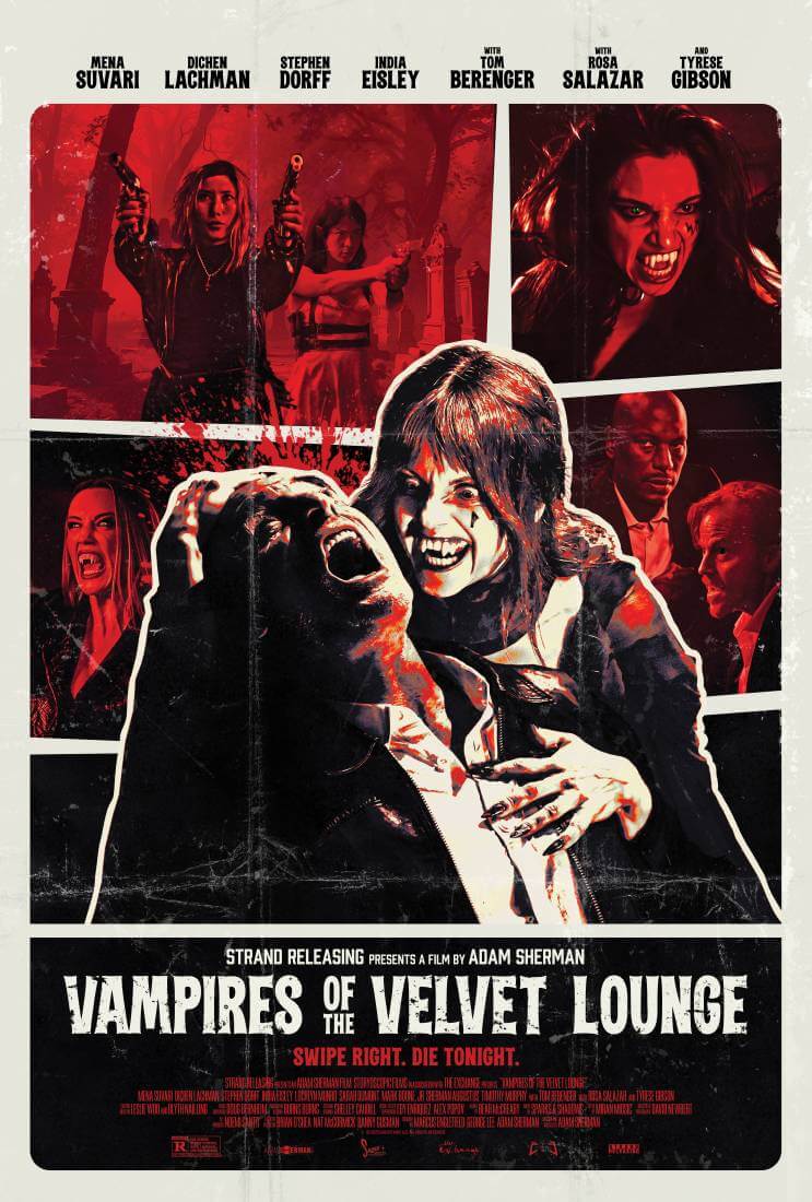 Stephen Dorff affronte une vampire dans un bar clandestin saturé de néons dans la comédie horrifique Vampires of the Velvet Lounge réalisée par Adam Sherman.