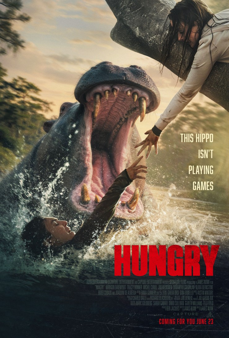 Hungry film horreur hippopotame tueur marais Louisiane survival