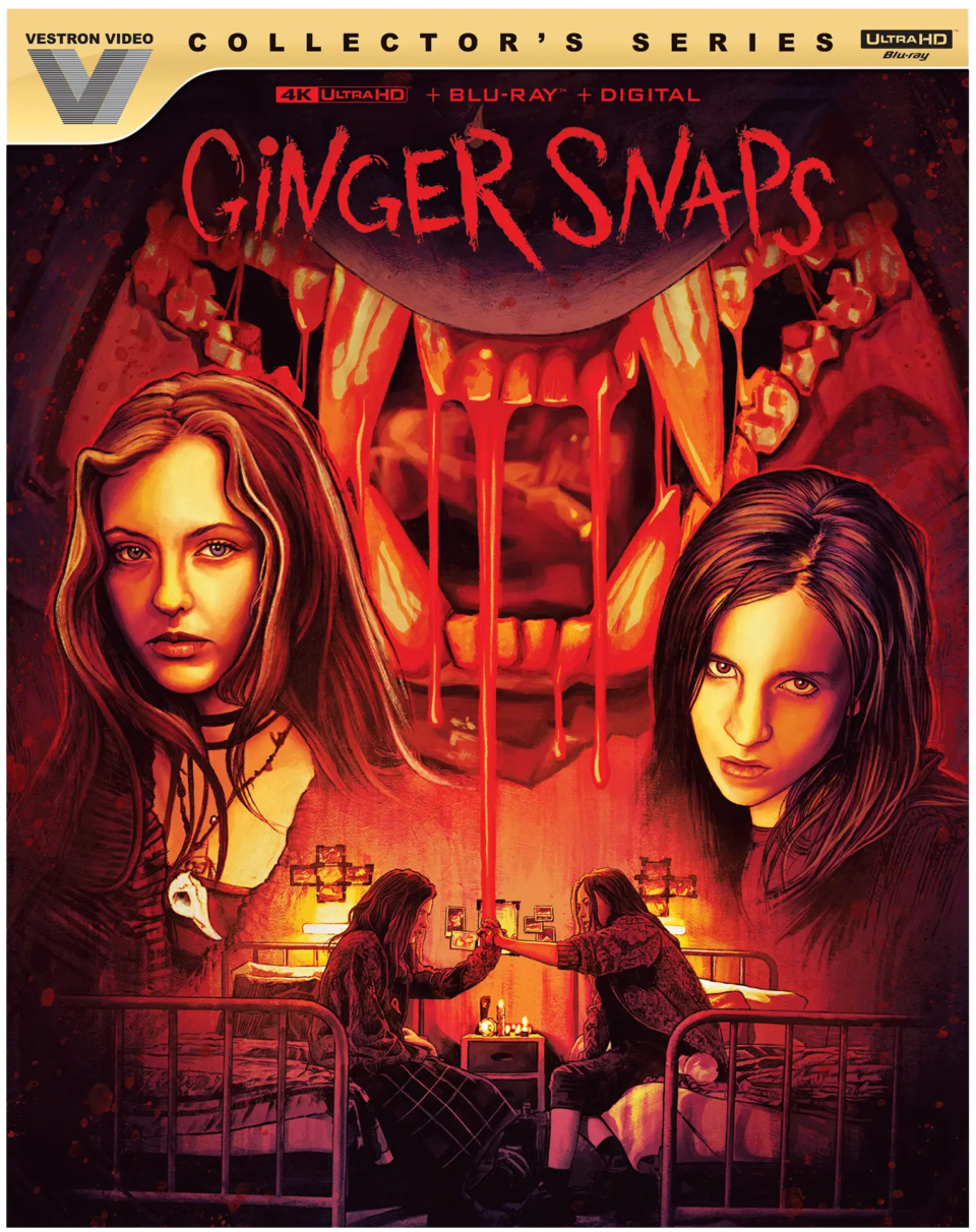 Ginger Snaps – affiche de la réédition 4K Blu-ray Vestron Video Collector's Series