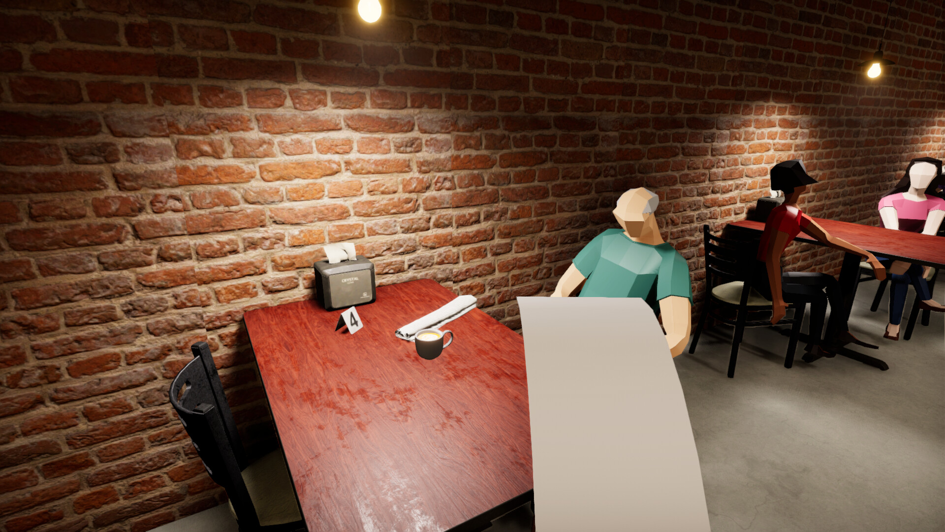 Table 9 – capture d'écran du jeu d'horreur inspiré de The Exit 8