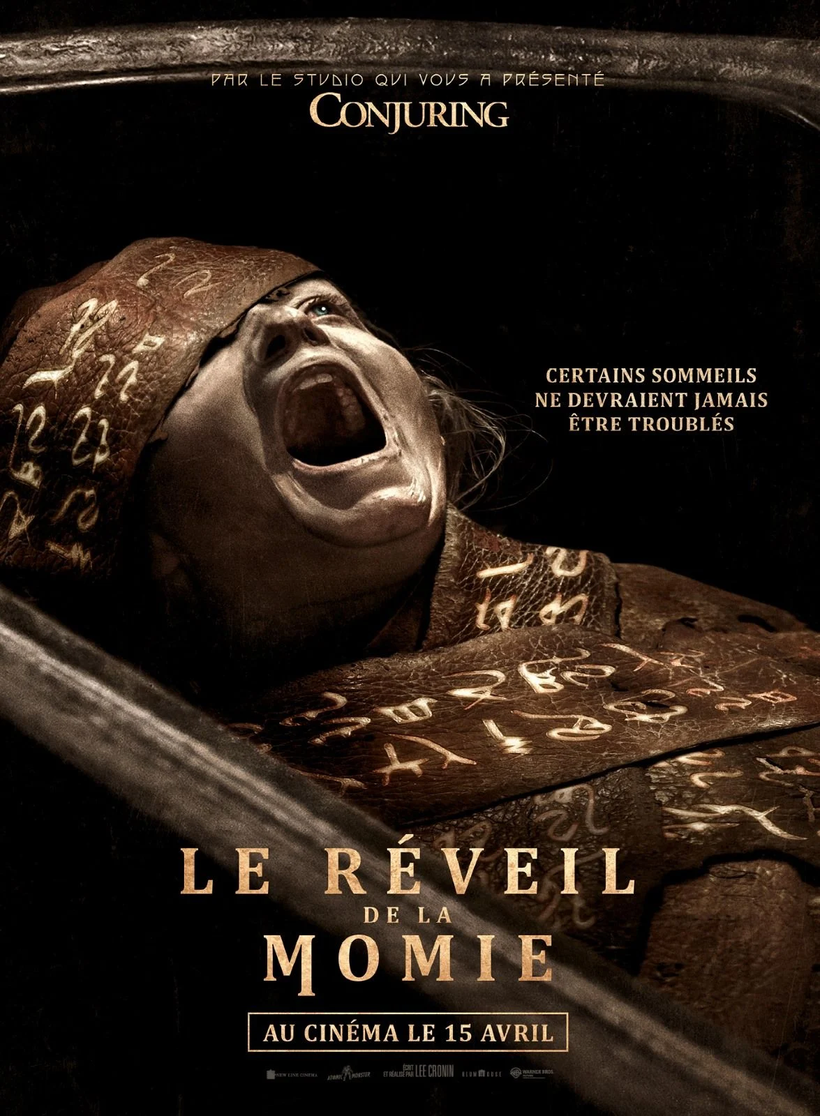 Affiche officielle Le Réveil de la Momie (2026) — Lee Cronin