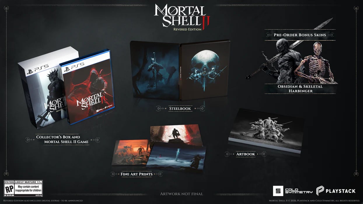 Coffret collector Revered Edition de Mortal Shell II sur PlayStation 5