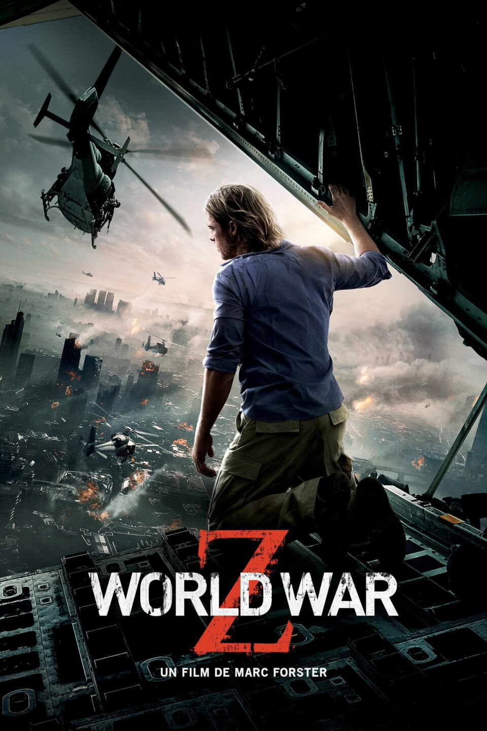 Affiche du film World War Z avec Brad Pitt