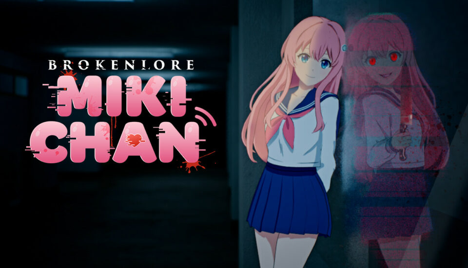 Visuel officiel de BrokenLore: MIKI-CHAN avec l'assistante virtuelle Miki-chan