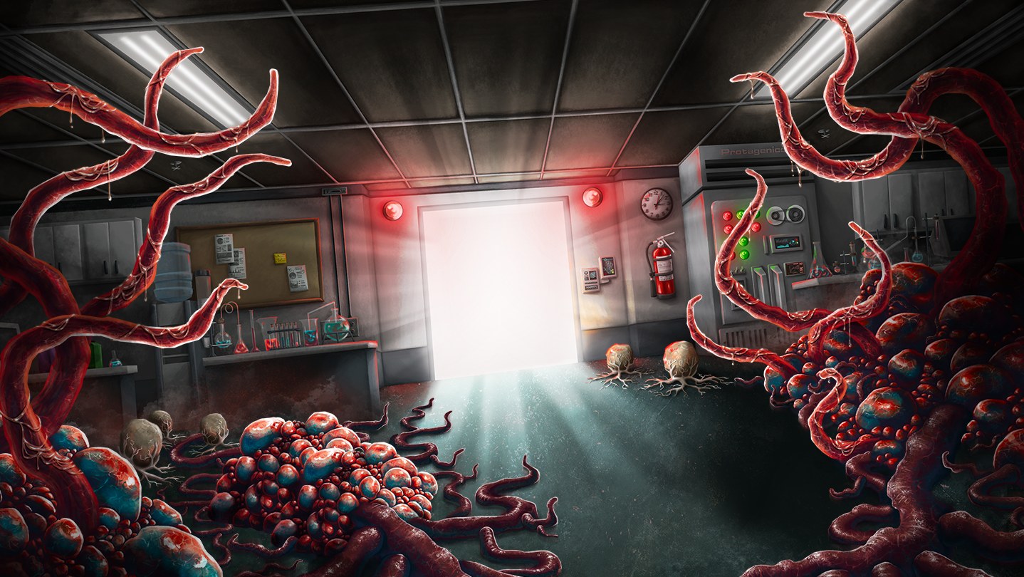 Demon Spore : la créature tentaculaire envahit le laboratoire Protagenics