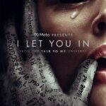 Affiche de la série I Let You In avec une main couverte de messages et un visage en larmes