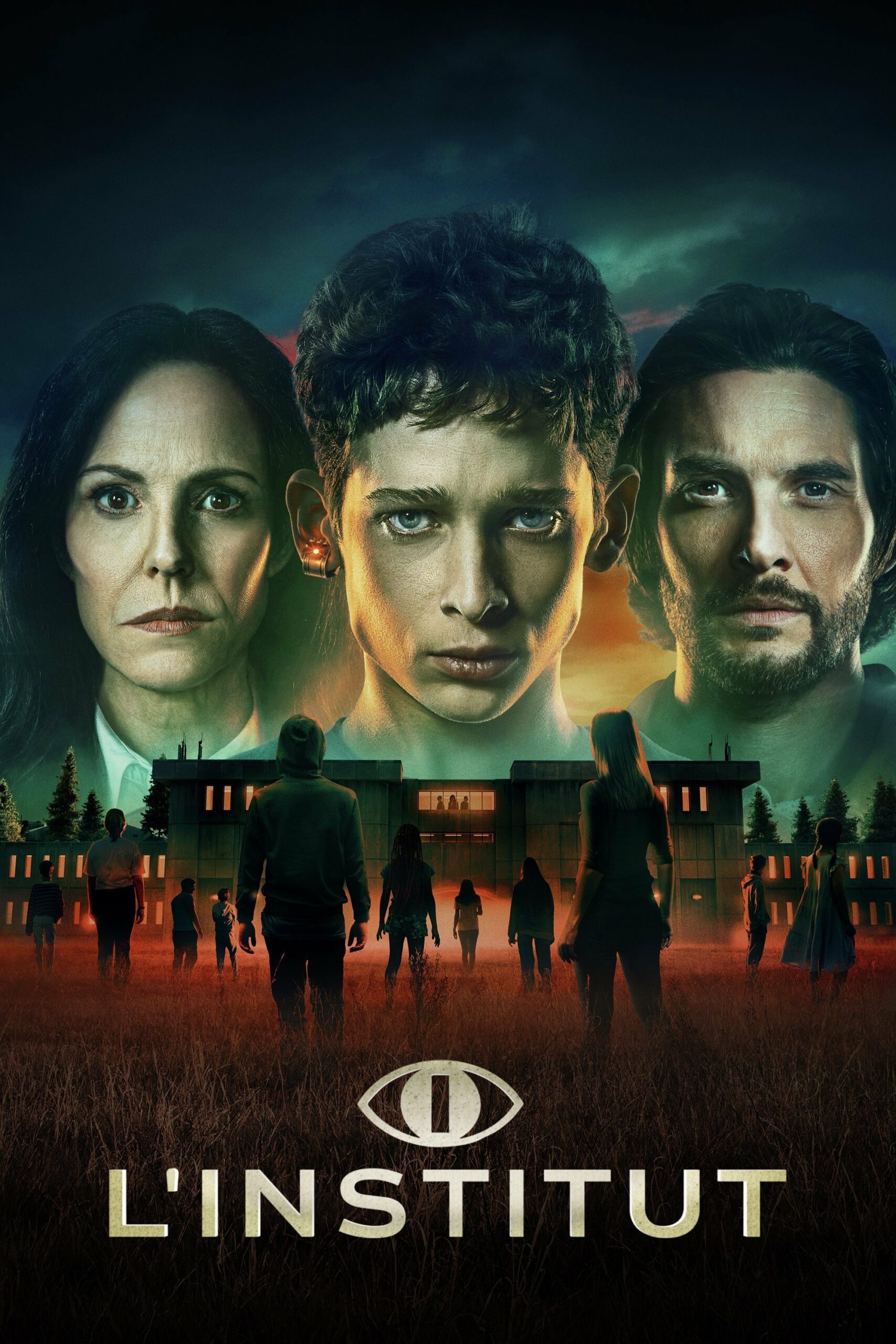 Affiche de la série L'Institut (The Institute) avec Mary-Louise Parker, Joe Freeman et Ben Barnes